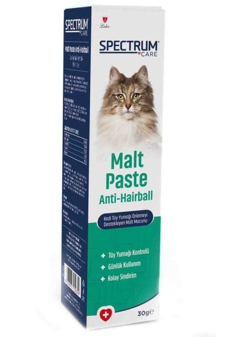 Spectrum Care Anti-Hairball Kedi Tüy Yumağı Önlemeyi Destekleyen Malt Macunu 100gr