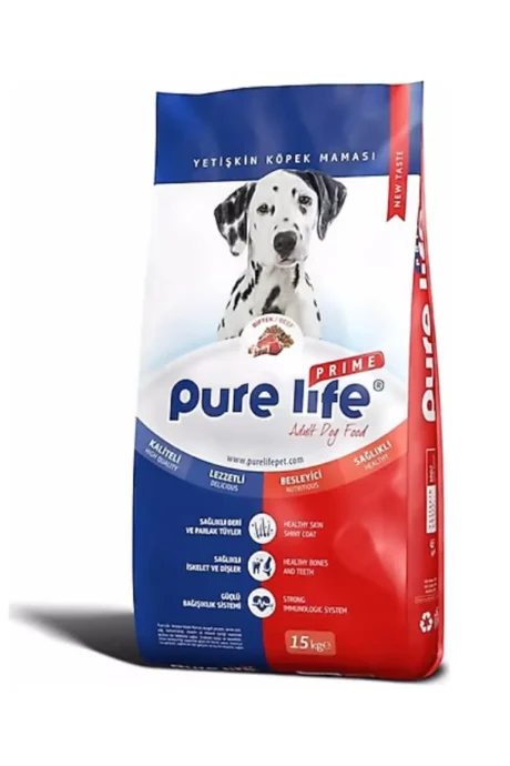 Pure Life Prime Biftekli Yetişkin Köpek Maması 15 KG