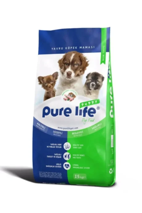 Pure Life Kuzu Etli Yavru Köpek Maması 15 KG