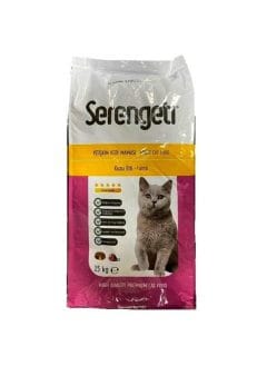 Serengeti Kuzu Etli Yetişkin Kedi Maması 15 KG