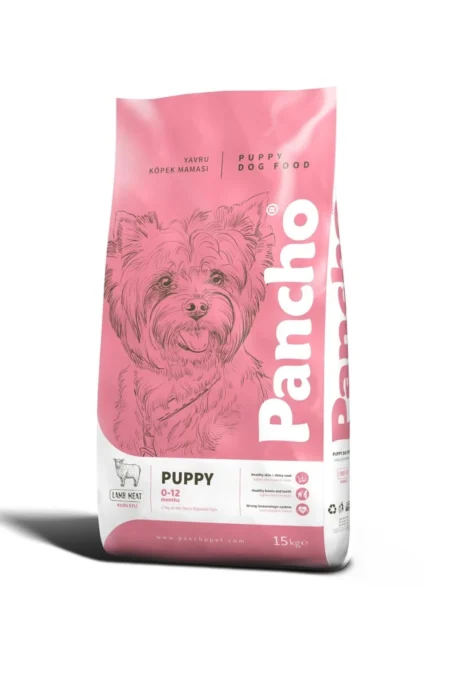 Pancho Kuzu Etli Yavru Köpek Maması 15 kg