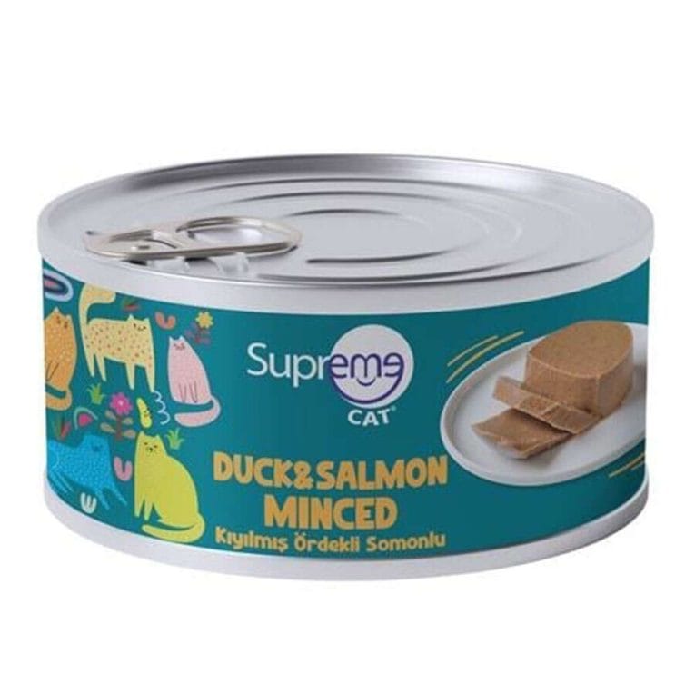 supreme-ordek-ve-somonlu-kiyilmis-kedi-yas-mamasi-85-gr