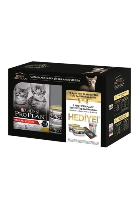 Pro Plan Kitten Tavuk Ve Pirinçli Yavru Kedi Maması 1,5kg
