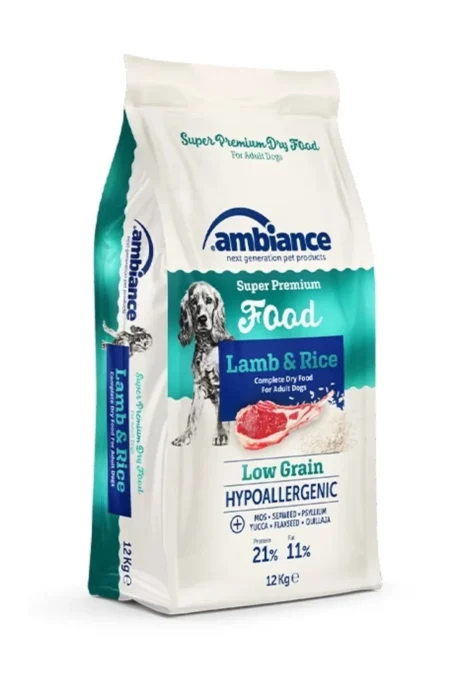 Ambiance Hypoallergenic Kuzu Etli Yetişkin Köpek Maması 12 KG