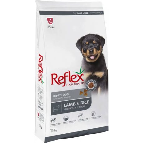 Reflex Yavru Köpek Maması Kuzu Etli Pirinçli 15 Kg