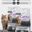 Catty Aktif Karbonlu Bentonit Kedi Kumu 10 Lt X 2 Adet