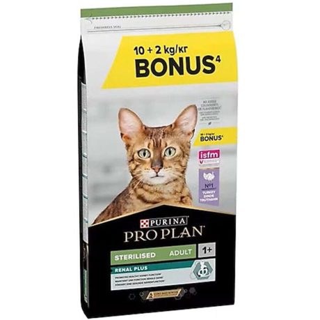 Pro Plan Kısırlaştırılmış Hindi Etli Kedi Maması 10 + 2 Kg