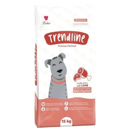 trendline kuzu etli ve pirinçli yetişkin köpek maması 15 kg