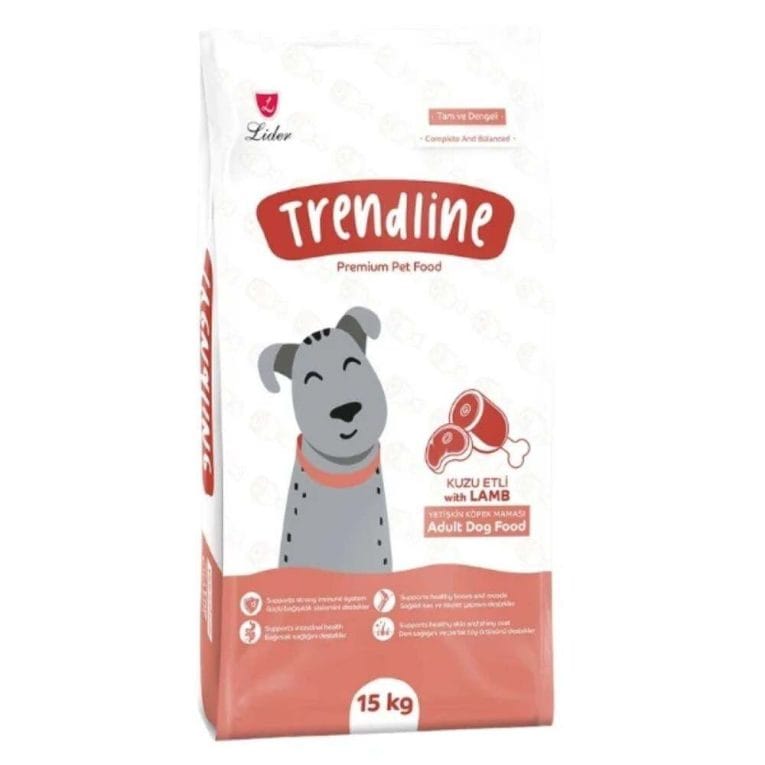 trendline kuzu etli ve pirinçli yetişkin köpek maması 15 kg