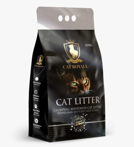 Cat Royale Aktif Karbonlu Topaklaşan Bentonit Kedi Kumu 10 Lt
