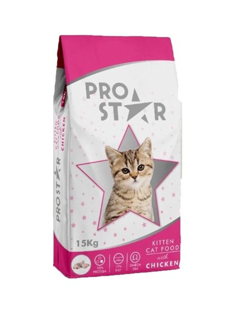 Pro Star Tavuklu Yavru Kedi Maması 15 kg