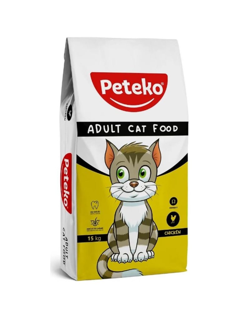 Peteko Tavuklu Yetişkin Kedi Maması 15 kg