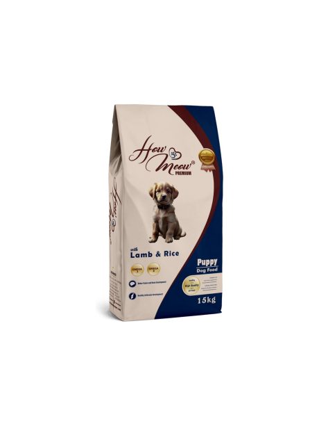 How Meow Yavru Köpek Kuru Maması Kuzulu ve Pirinçli 15 Kg