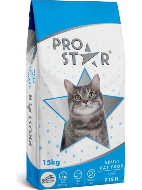 Pro Star Balıklı Yetişkin Kedi Maması 15KG