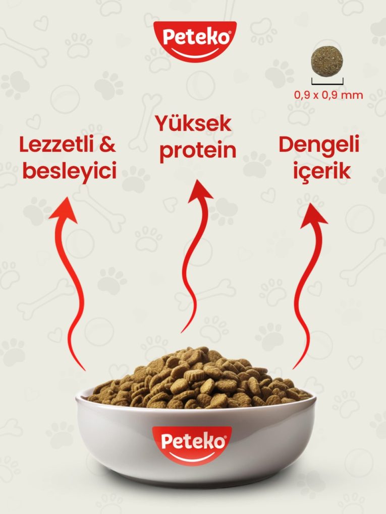 Peteko Tavuklu Yetişkin Kedi Maması 15 kg