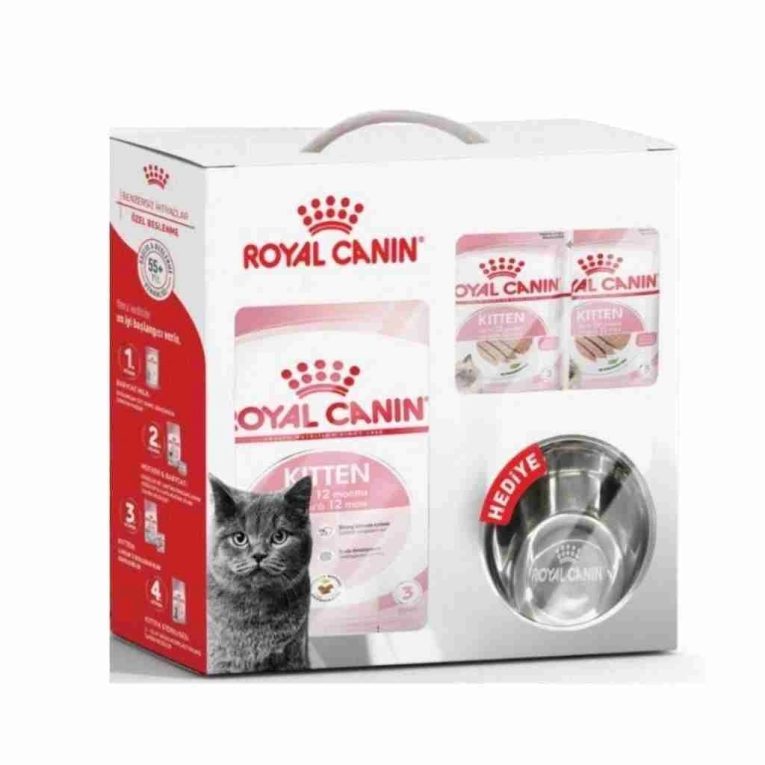 Royal Canin Premia Bundle (Kitten 2 kg + 6 Adet Kitten Yaş Mama + 240 Ml. Mama Tası)