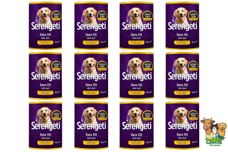 Serengeti Dana Etli 400 Gr. Yetişkin Köpek Konservesi x 12 Adet